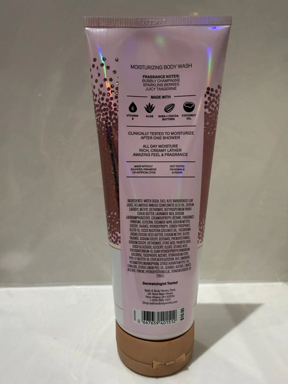 Bath & Body Works Champagne Toast Moisturizing Body Wash 2 - 10 FLOZ Full Size